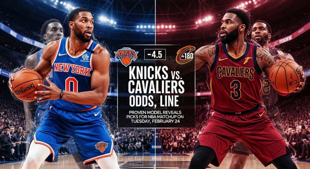 Knicks vs. Cavaliers Odds, Line: Proven Model Reveals Picks for NBA Matchup on Tuesday, February 24