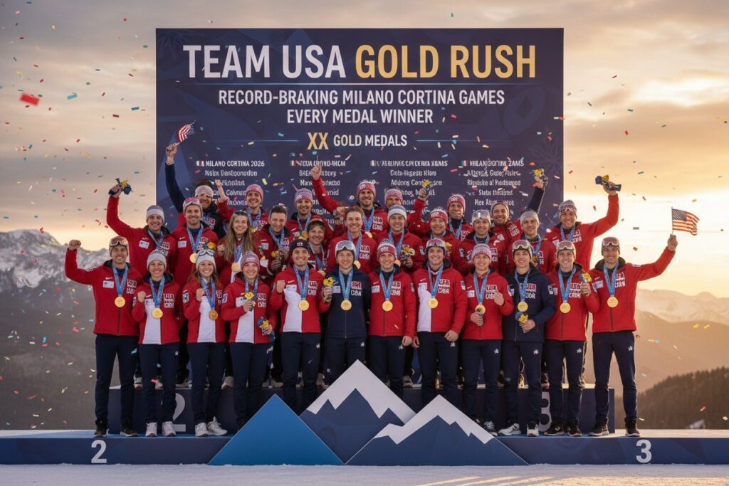 Team USA's Final Gold Rush: Every Medal Winner from the Record-Breaking Milano Cortina Games