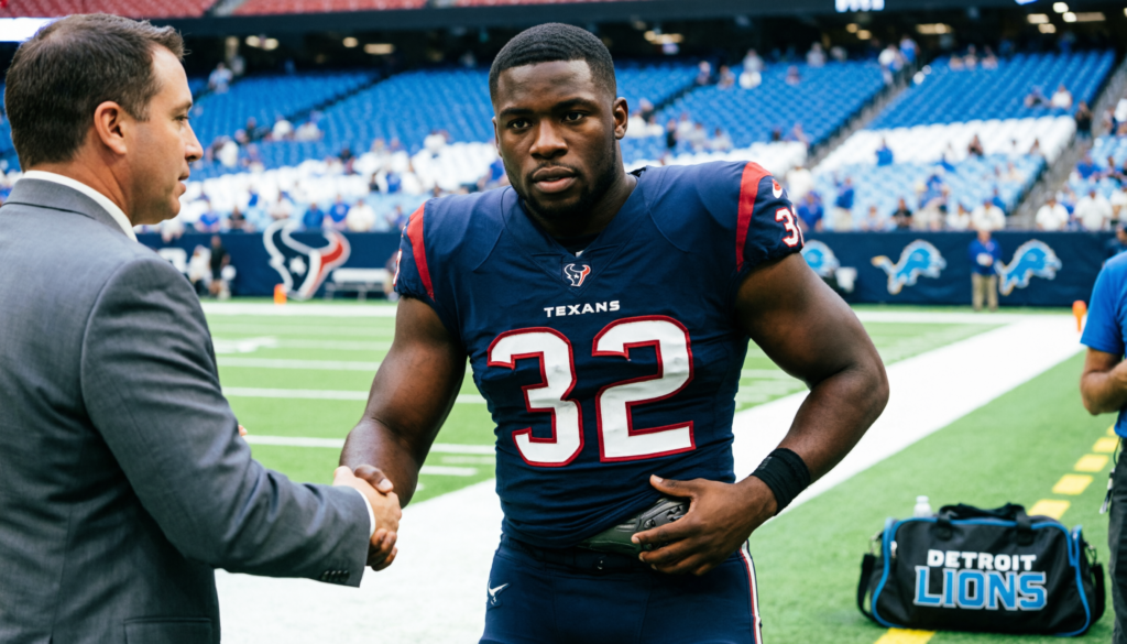 Texans acquire RB David Montgomery in trade with Lions